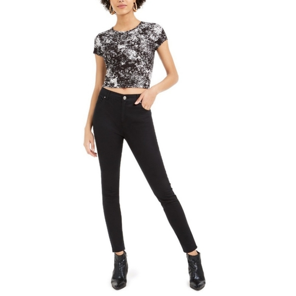 21. Bar III 5 Pocket Skinny Pants Deep Black - Picture 15 of 16